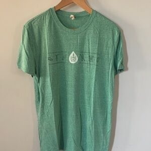 Green Graphic Crewneck T‑Shirt